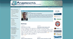 Desktop Screenshot of anapesca.cl